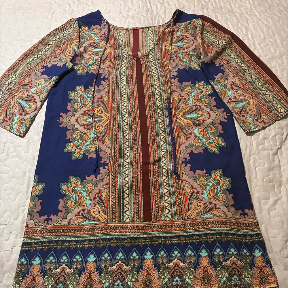 Alya Multicolor Bohemian Dress